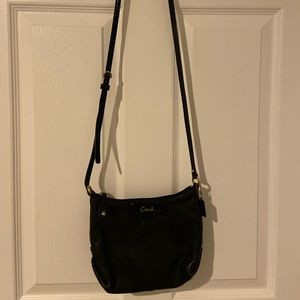 Coach black cross body bag